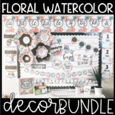 Watercolor Floral Classroom Decor | Flowers Classroom Deco