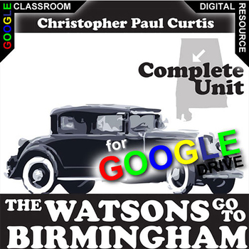 Preview of THE WATSONS GO TO BIRMINGHAM Novel Study Activities DIGITAL Comprehension Movie