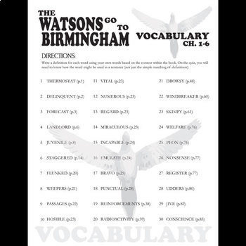 the watsons go to birmingham chapter 5 questions