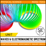 WAVES AND ELECTROMAGNETIC SPECTRUM UNIT - 5E Model - NGSS