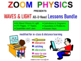 ZOOM PHYSICS: WAVES & LIGHT All-U-Need LESSONS & ASSESSMEN