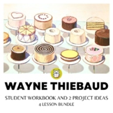 WAYNE THIEBAUD FOOD ART PROJECT WITH ACTIVITY BOOKS AND LE