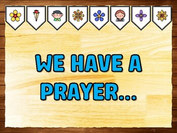 WE HAVE A PRAYER Prayer Printable Bulletin Board Kit & Door Décor