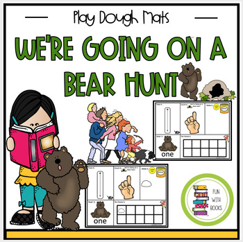 Preview of WE'RE GOING ON A BEAR HUNT PLAY DOUGH MATS