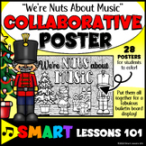 WE'RE NUTS ABOUT MUSIC Collaborative Poster |Christmas Mus