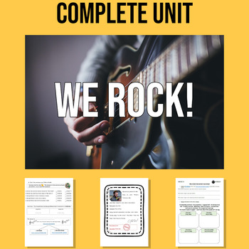 Preview of WE ROCK! - TWO complete units about music genres and artists for ESL students!