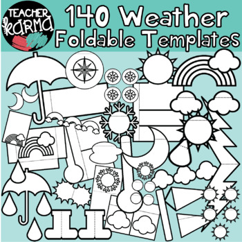 Preview of WEATHER: 140 Foldables, Interactives, Flip Book Templates