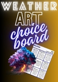 WEATHER ART: Choice Board Challenge Prompts