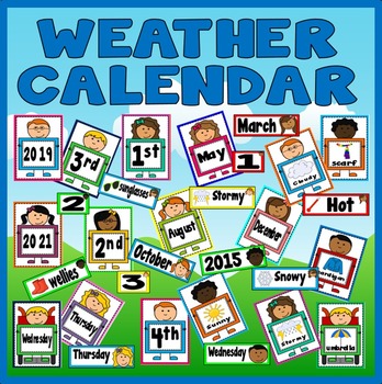 WEATHER CHART CALENDAR - MULTICULTURAL DIVERSITY EYFS KS1 | TpT