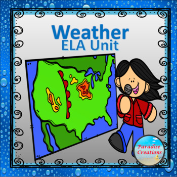 Preview of Weather ELA Activities Unit