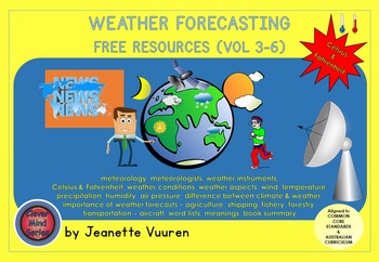 Preview of WEATHER FORECASTING - FREE INFORMATION, MAPS, REPORTS, RESOURCES & PRINTABLES