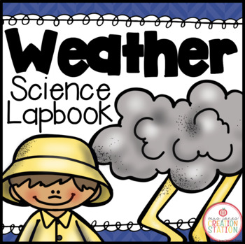 Preview of WEATHER SCIENCE LAPBOOK