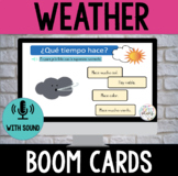 WEATHER | SPANISH DIGITAL CARDS | BOOM CARDS