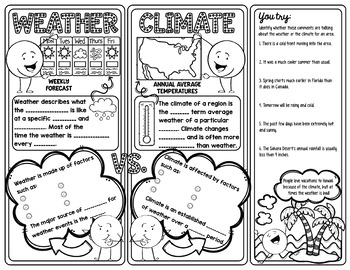 Weather Vs Climate Chart