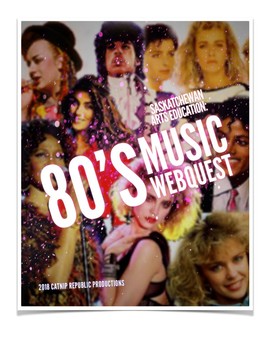 Preview of WEBQUEST:  80's Pop Music