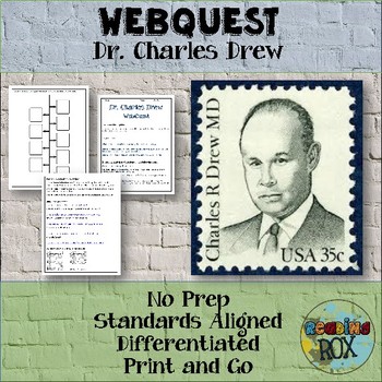 Preview of Web Quest: Dr. Charles Drew