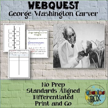 Preview of Web Quest: George Washington Carver