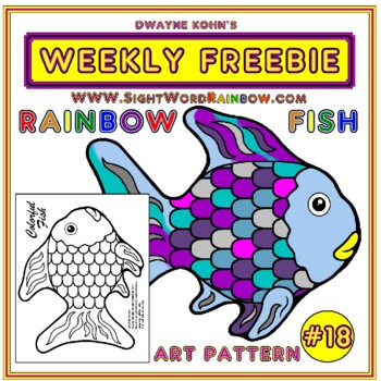 Preview of WEEKLY FREEBIE #18: Rainbow Fish