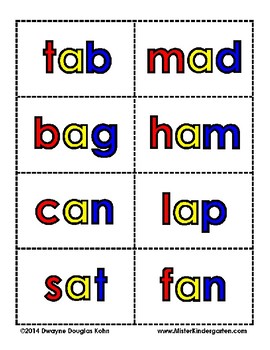 Word Flash Cards Cvc Words Ccvc Cvcc Words Long Vowels