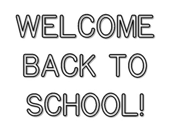 WELCOME BACK TO SCHOOL!, Back To School Quote Coloring Pages, Bulletin ...