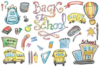 Preview of WELCOME BACK TO SCHOOL SONG: mp3 backing track