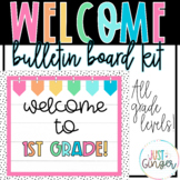 WELCOME Back to School Bulletin Board Kit - September Bull
