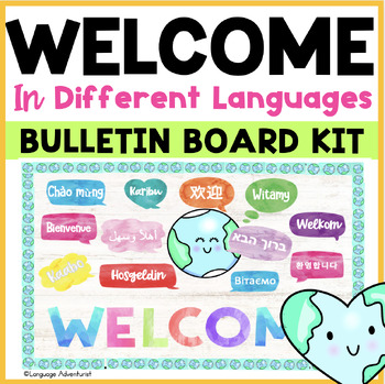 Preview of WELCOME Bulletin Board in Different Languages