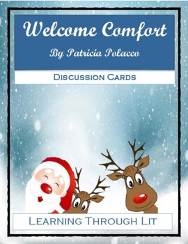 Preview of WELCOME COMFORT by Patricia Polacco - Discussion Cards (Answers Included)