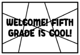 WELCOME! FIFTH GRADE IS COOL! Popsicle Coloring Pages, Popsicle Classroom Quo
