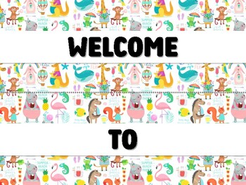 Preview of WELCOME TO CAMP! LEARN A LOT! Camping Bulletin Board Decor Kit