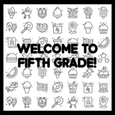 WELCOME TO FIFTH GRADE! 3 by 3 feet  Collaborative Ar t, Four th Of  July Act