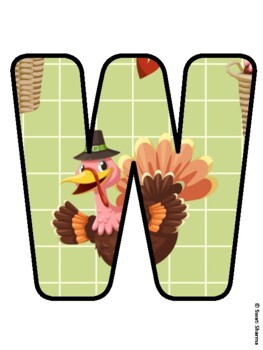 Preview of WELCOME TO FIRST GRADE! Thanksgiving Bulletin Board Letters, Fall, November