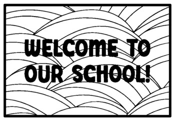 WELCOME TO OUR SCHOOL! Rainbow Coloring Pages, Rainbow Classroom Quotes