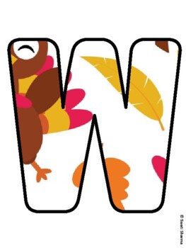 Preview of WELCOME TO THE MUSIC ROOM! Thanksgiving Bulletin Board Letters, Fall, Novem