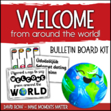 WELCOME from around the World - Bulletin Board Kit or Door Decor