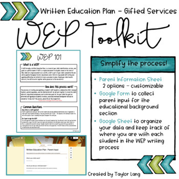 Preview of WEP Toolkit - Ohio Gifted Services