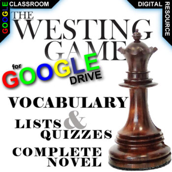 Preview of WESTING GAME Activity - Vocabulary 80-word List & Quiz Self-Grading DIGITAL