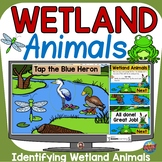 WETLANDS - ANIMALS: DIGITAL BOOM CARDS (PRE-RESEARCH) DIST