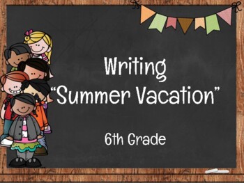how to write summer vacation homework