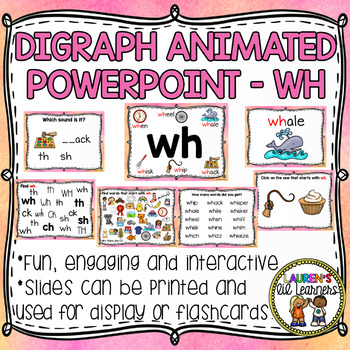 Preview of WH Digraph Activities Powerpoint