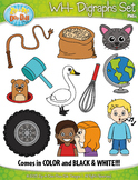 WH- Digraphs Words Clipart {Zip-A-Dee-Doo-Dah Designs}