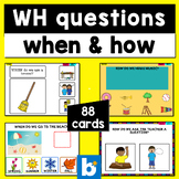 WH Questions with pictures Boom Cards comprehension questions