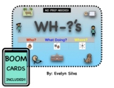 WH- QUESTIONS (WHO, WHAT, WHERE) with interactive BOOM car