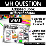 WH Question Adapted Books WHAT | School Supplies