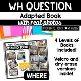 WH Question Adapted Books WHERE | Rooms in the House