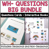 WH Questions with Visuals Big BUNDLE - Autism - Speech The