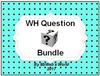 Preview of WH Question Bundle
