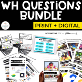 WH Questions Bundle | Special Education