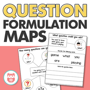 Preview of Question Formulation Visuals | Grammar, Syntax, Social Skills | Speech Language