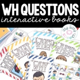 WH Question Interactive Books for Speech Therapy